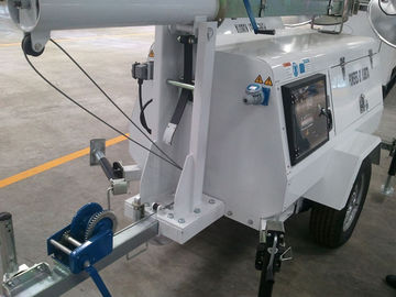 4kw to 15kw mobile trailer portable lighting tower generator