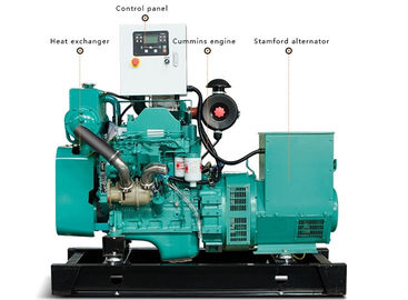 Offshore ship 30kw Cummins Marine Genset Diesel Generator with 4BTA3.9-GM47 engine 4 cylinder