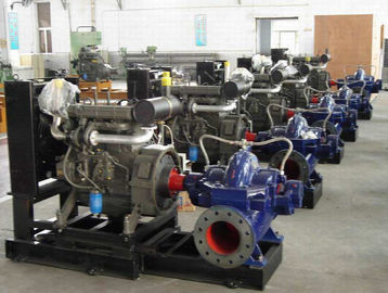 Cast Iron High pressure 50kw Diesel Engine water pump for fire fighting Single stage Stainless