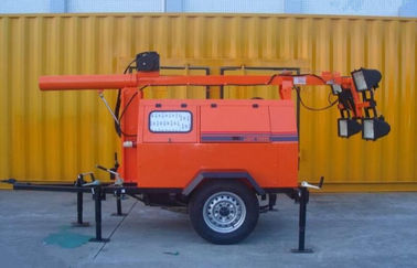 5kva - 25kva Portable Light Tower Generator With Kubot / Perkins Engine