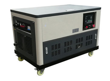 Water cooled 30kw portable gasoline generator genset 4 cylinder engine enclosure auto start